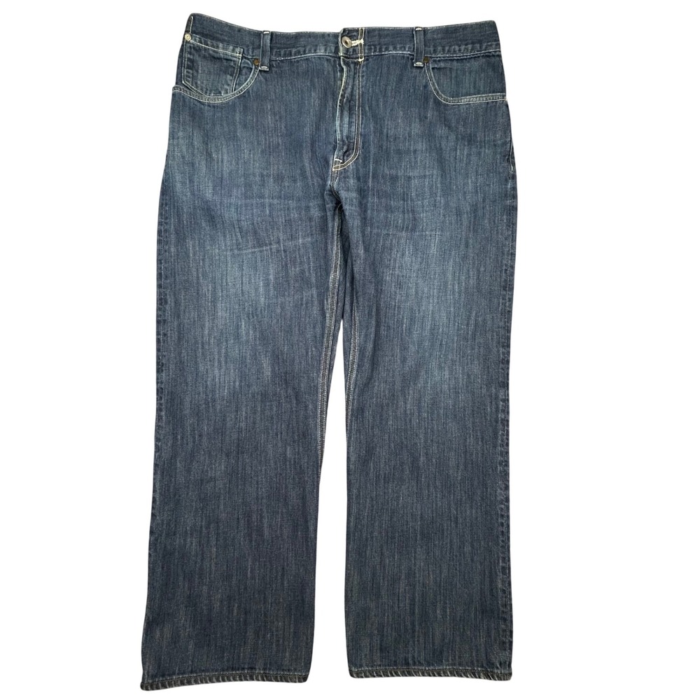 Levis 559 Relaxed‎ Straight Leg Jeans Mens 44x32 Dark Wash Blue Denim Pants